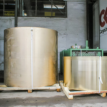 Buchsen vorgedreht, Rg7 & CuAl10Fe3Mn2